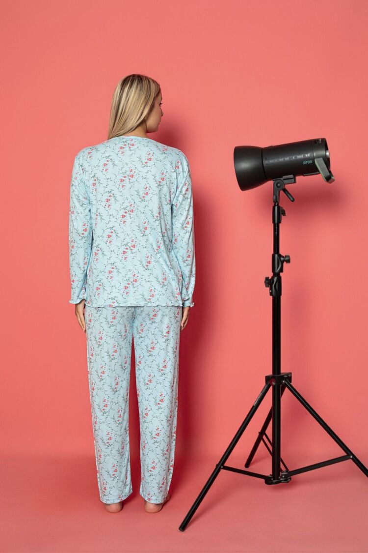 Kadın Bambu İnterlok Pijama Takımı