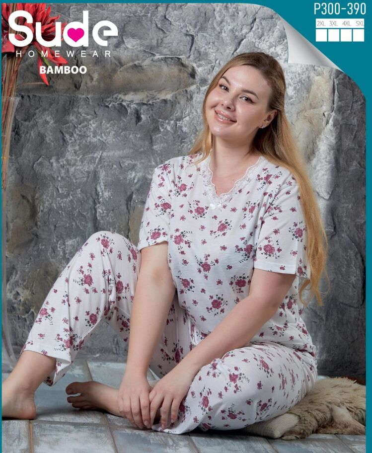 Kadın Bambu Kısakol Pijama Takımı