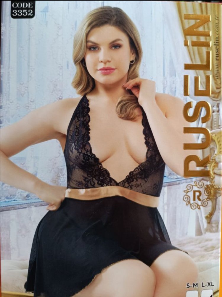  Ruselin Marka Tül Gecelik 