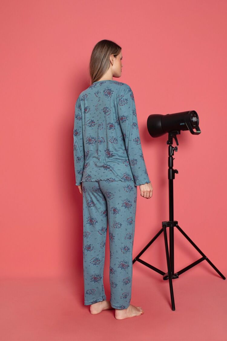 Kadın Bambu İnterlok Pijama Takımı