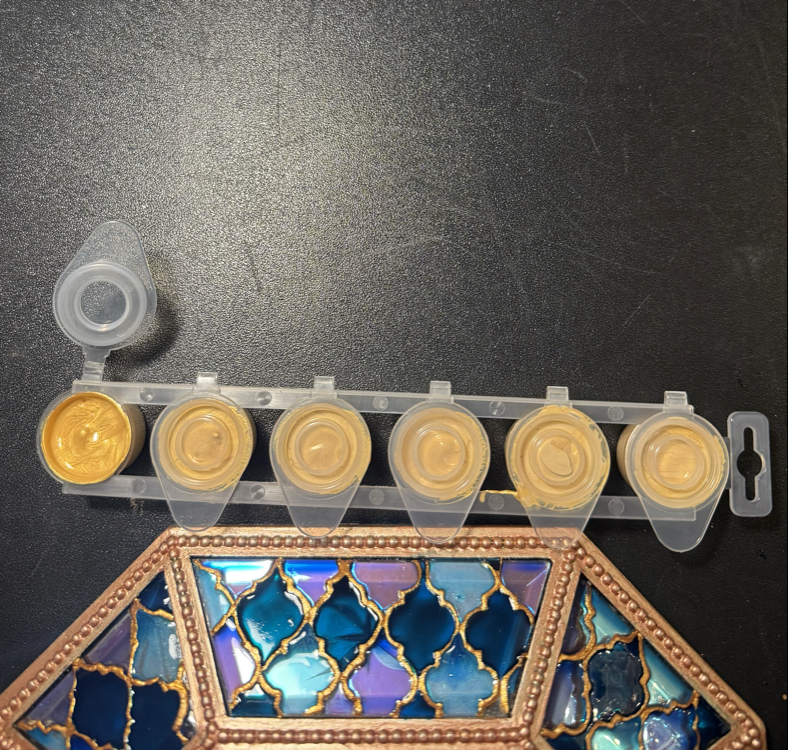 Gold vitray boyası 