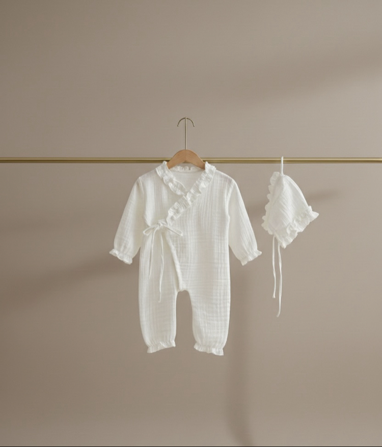 İncila Baby Önden Bağlamalı Tulum
