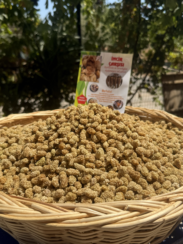 2 kg Beyaz Dut Kurusu (çekirdeksiz)