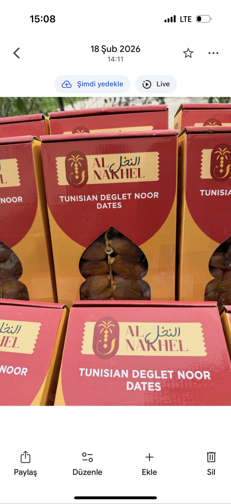 1 kg Salkım Hurma
