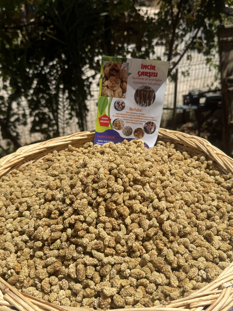 2 kg Beyaz Dut Kurusu (çekirdeksiz)