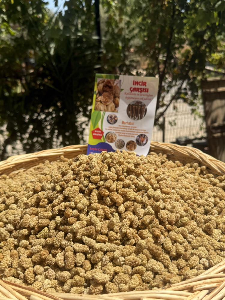 2 kg Beyaz Dut Kurusu (çekirdeksiz)