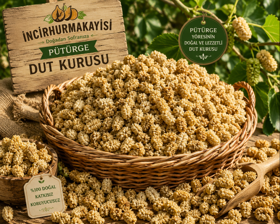 500 gr Yeni mahsul Pütürge dut kurusu Malatya’da