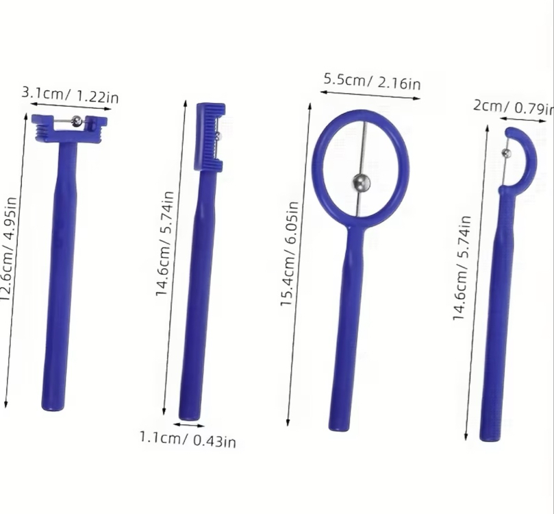 4’lü Dil Egzersiz Aparatı (Oral Motor Egzersiz Seti)