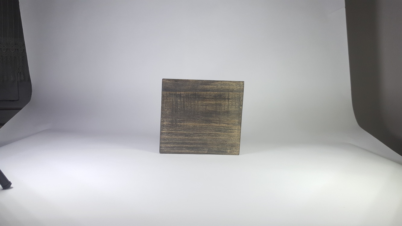 El Yapımı Masif Ahşap Duvar Süsü - 15x15 cm (Live-Love_Laugh)