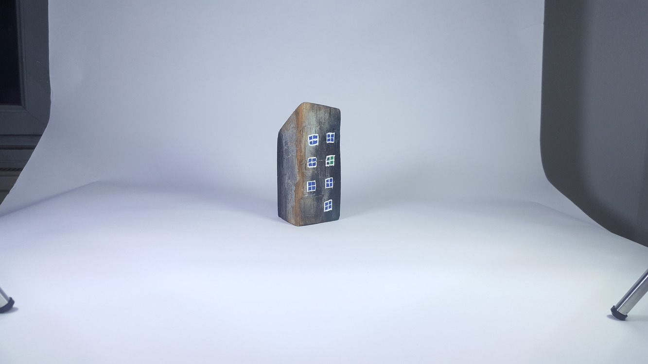El Yapımı ahşap Kitap Tutacağı, Masa Süsü (15x6x7 cm.)