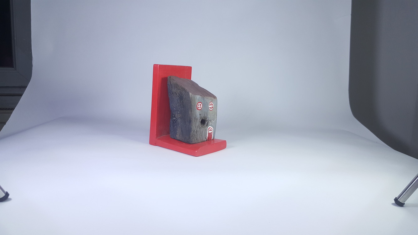 El Yapımı ahşap Kitap Tutacağı, Masa Süsü (15x11,5x8cm.)