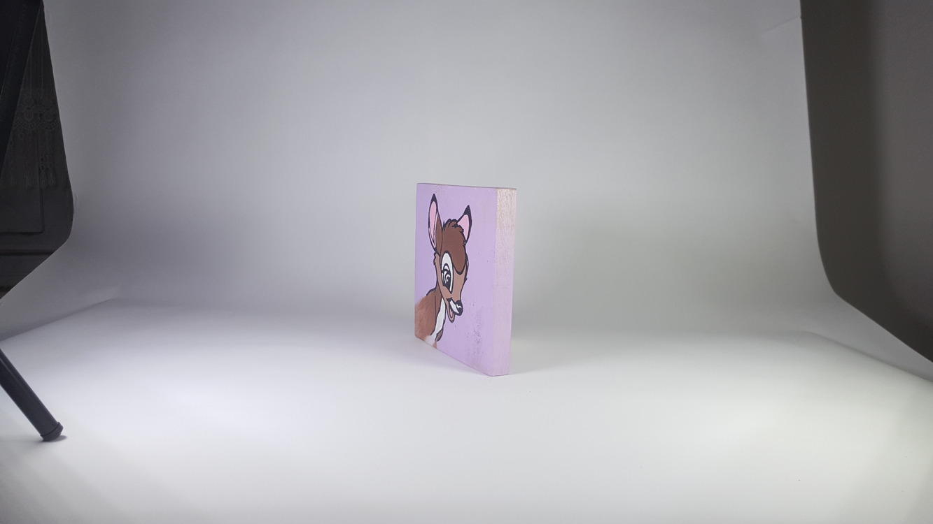 El Yapımı Masif Ahşap Duvar Süsü - 15x15 cm