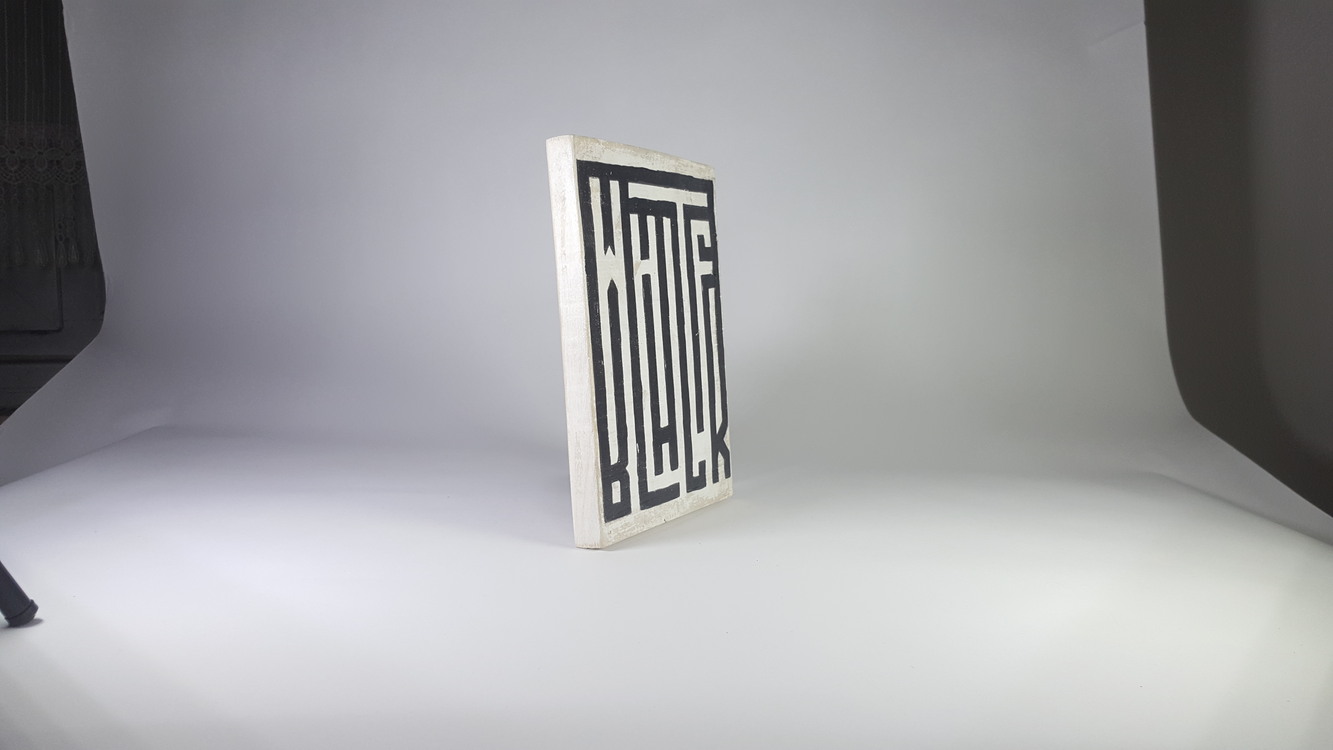 El Yapımı Masif Ahşap Duvar Süsü - 19x15 cm