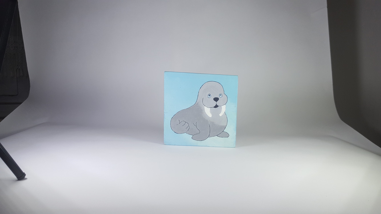 El Yapımı Masif Ahşap Duvar Süsü - 15x15 cm
