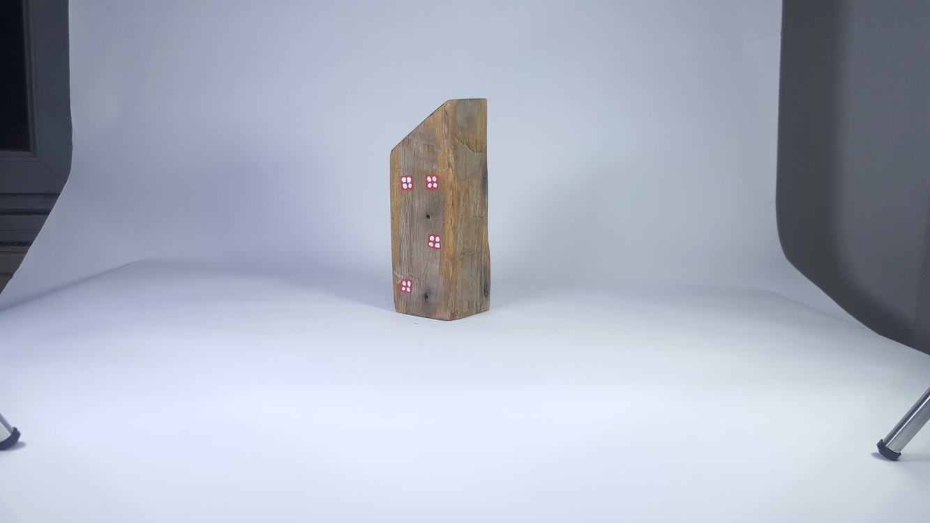 El Yapımı ahşap Kitap Tutacağı, Masa Süsü (19x7x7 cm.)
