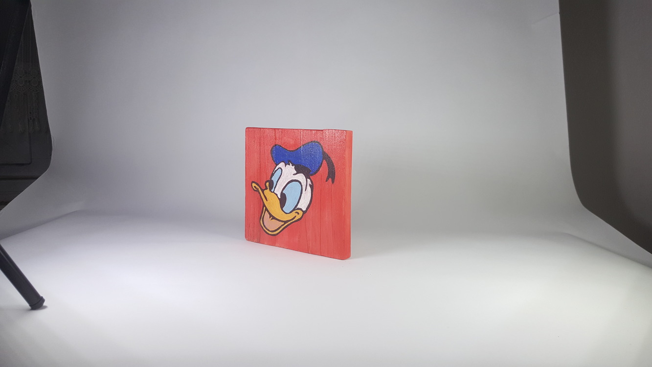 El Yapımı Masif Ahşap Duvar Süsü - 15x15 cm