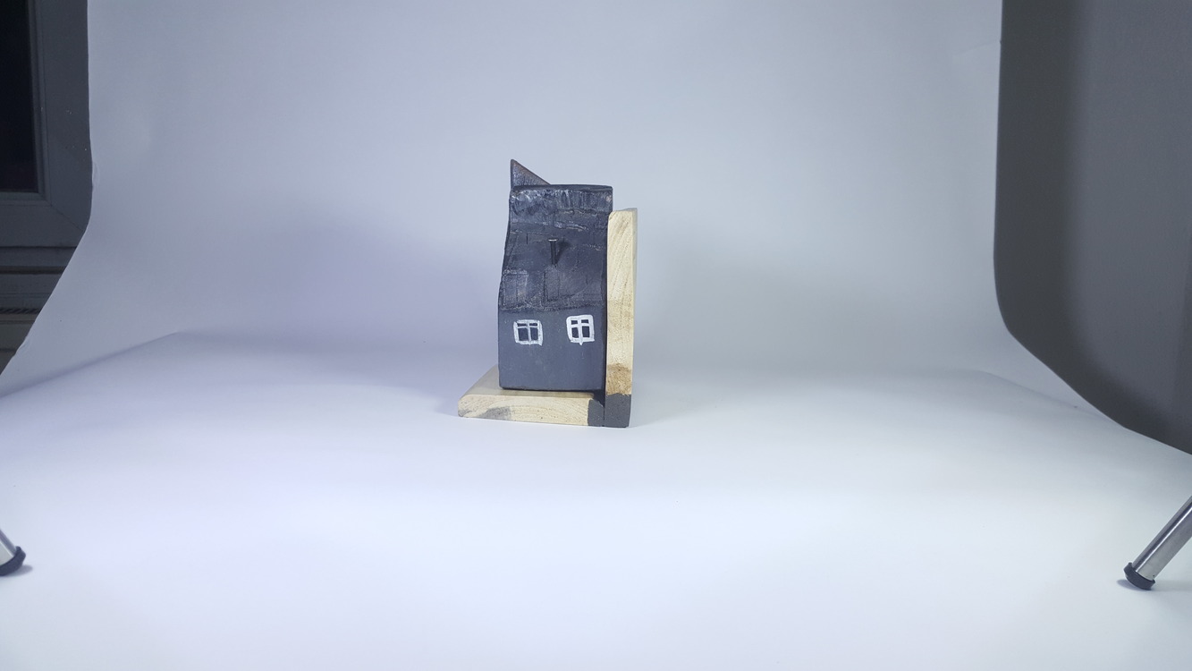 Ahşap ve Doğanın Buluşması (17x15x11 cm.) -Eşsiz Minik Sokak Canlandırması -