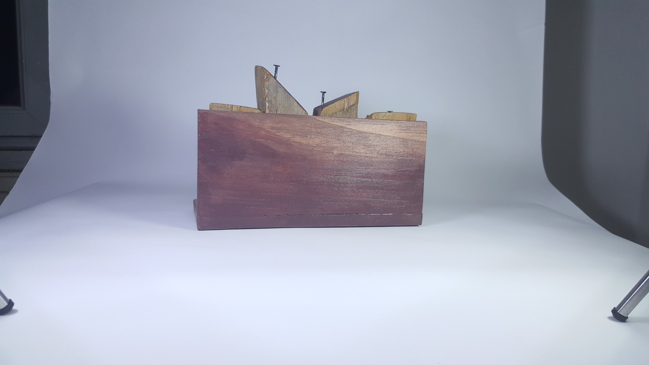 Eşsiz Minik Sokak Canlandırması - Ahşap ve Doğanın Buluşması (30x19x11,5 cm.)