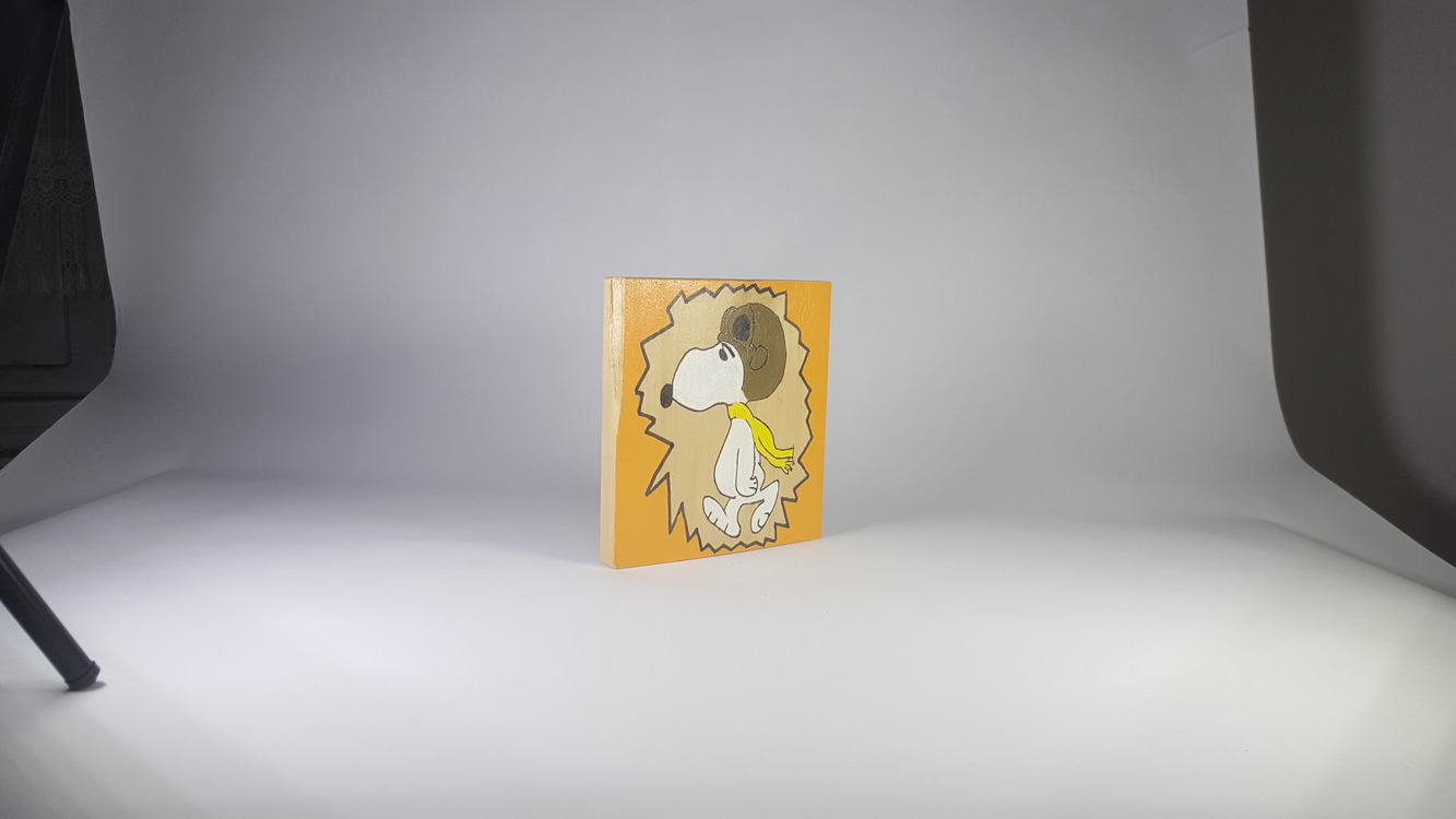 El Yapımı Masif Ahşap Duvar Süsü - 15x15 cm