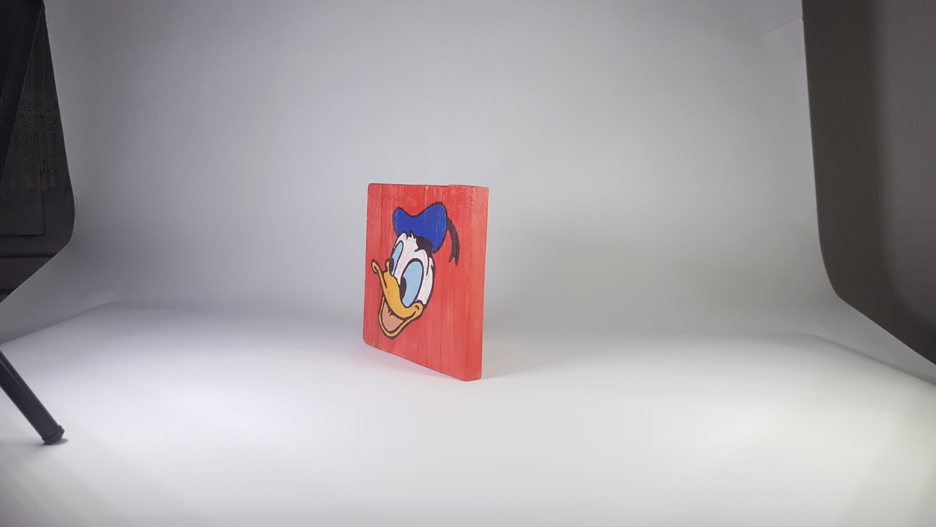 El Yapımı Masif Ahşap Duvar Süsü - 15x15 cm