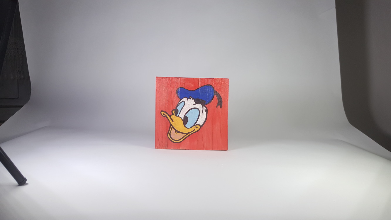 El Yapımı Masif Ahşap Duvar Süsü - 15x15 cm