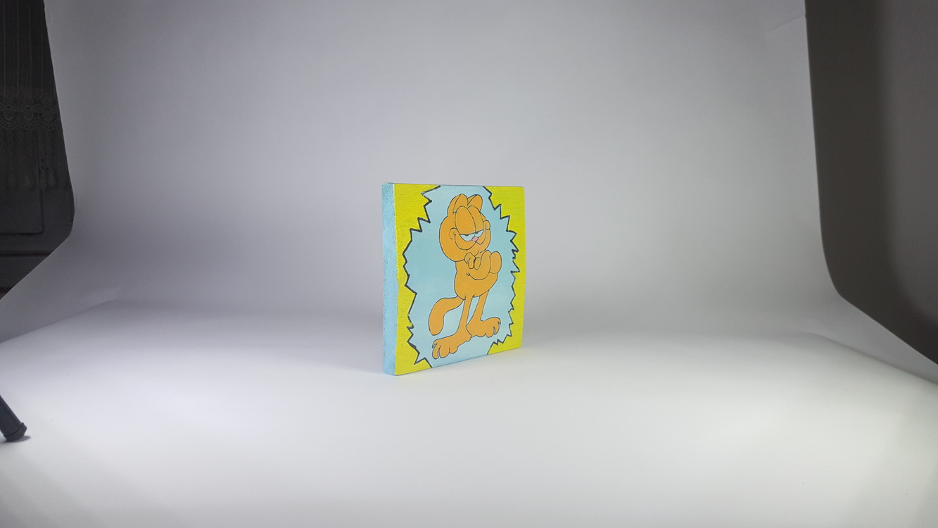 El Yapımı Masif Ahşap Duvar Süsü - 15x15 cm