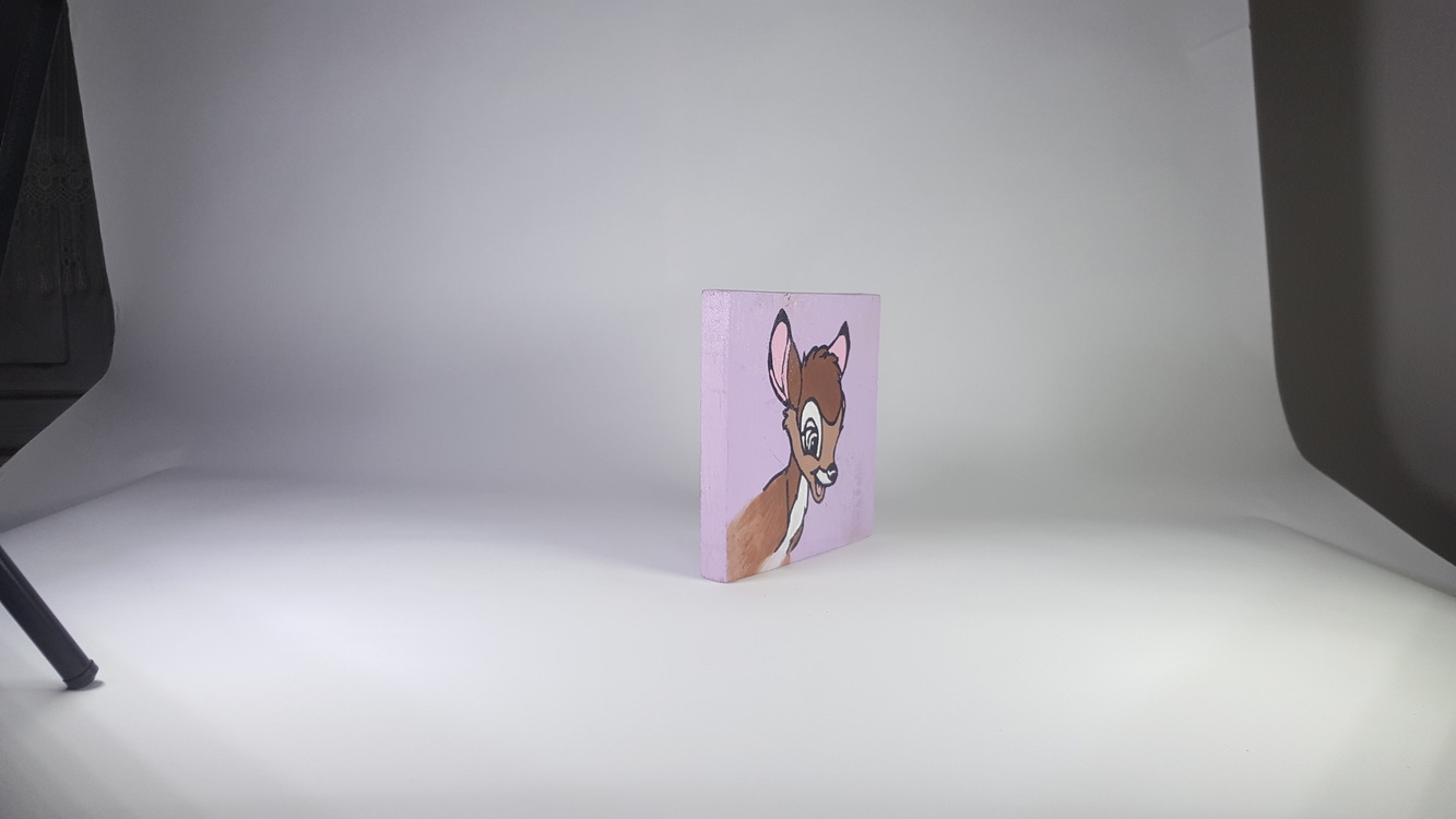 El Yapımı Masif Ahşap Duvar Süsü - 15x15 cm