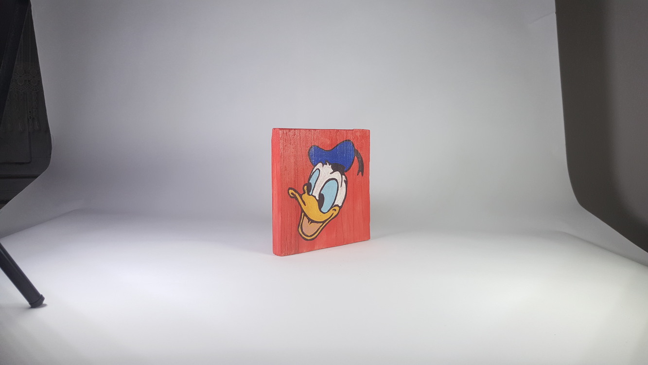 El Yapımı Masif Ahşap Duvar Süsü - 15x15 cm