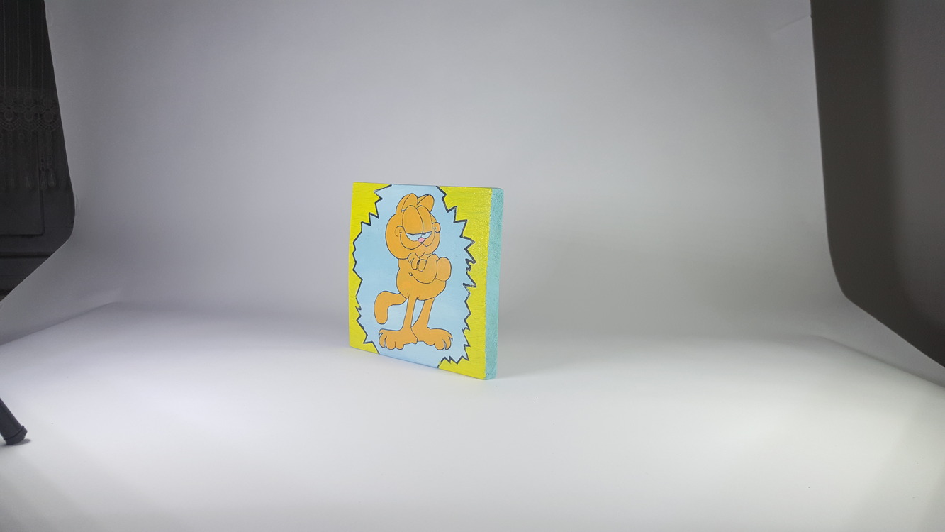 El Yapımı Masif Ahşap Duvar Süsü - 15x15 cm