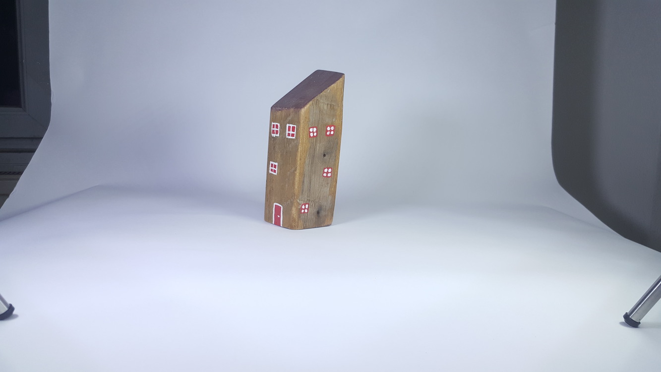 El Yapımı ahşap Kitap Tutacağı, Masa Süsü (19x7x7 cm.)
