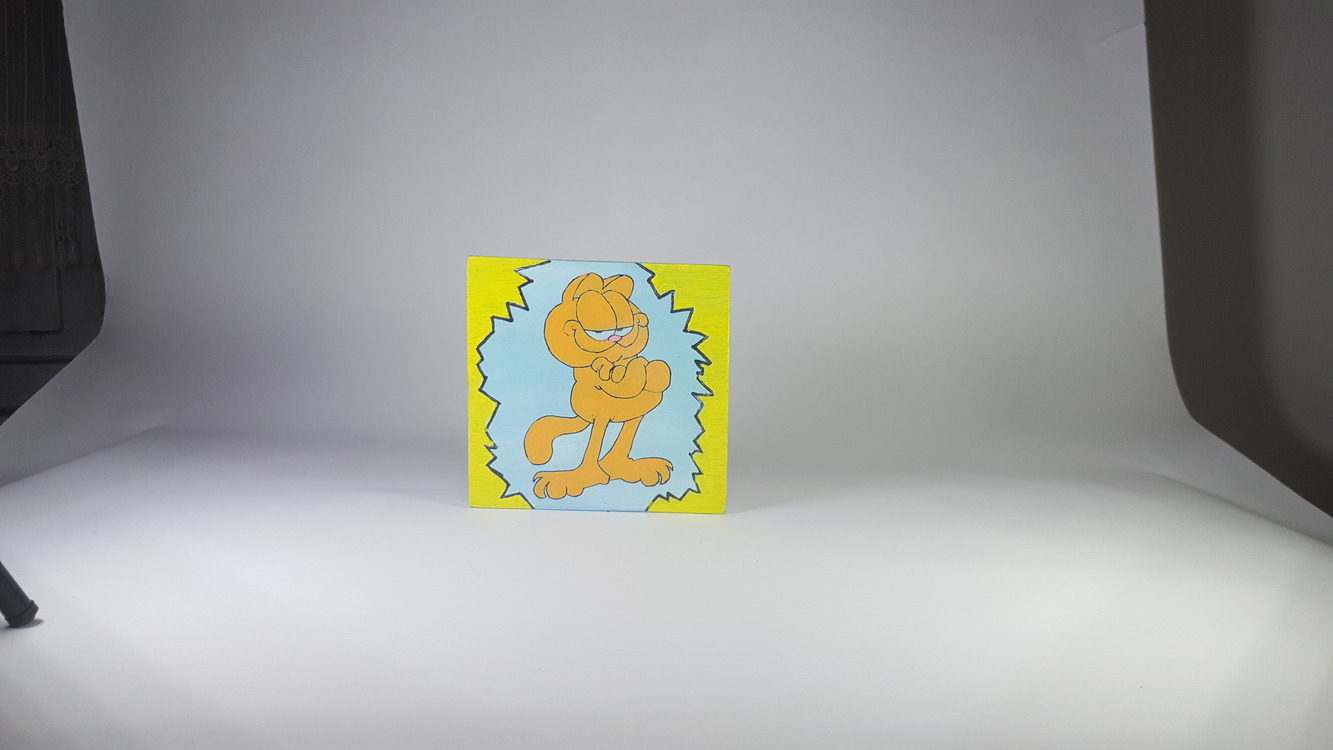 El Yapımı Masif Ahşap Duvar Süsü - 15x15 cm