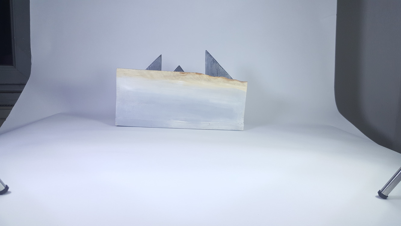 3 Boyutlu Sokak Canlandırması - Ahşap ve Doğanın Buluşması (30x18x9 cm.)