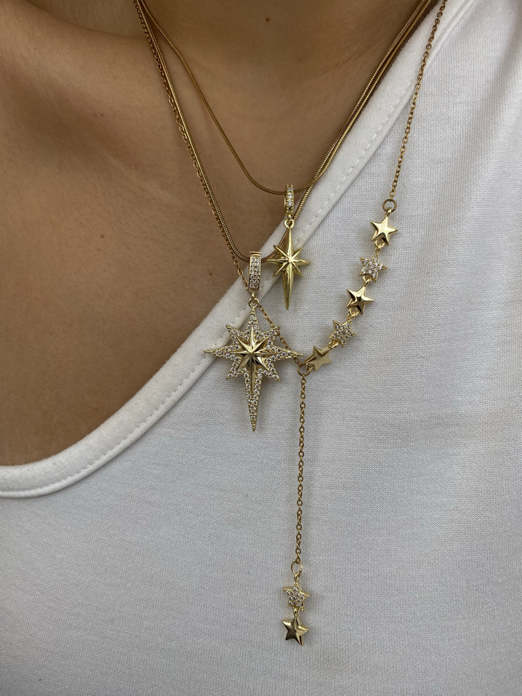 Étoile Kutup Yıldızı Charm | Çelik Kolye