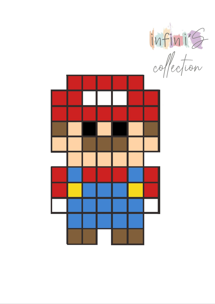 Piksel Art Mario 1. Seviye
