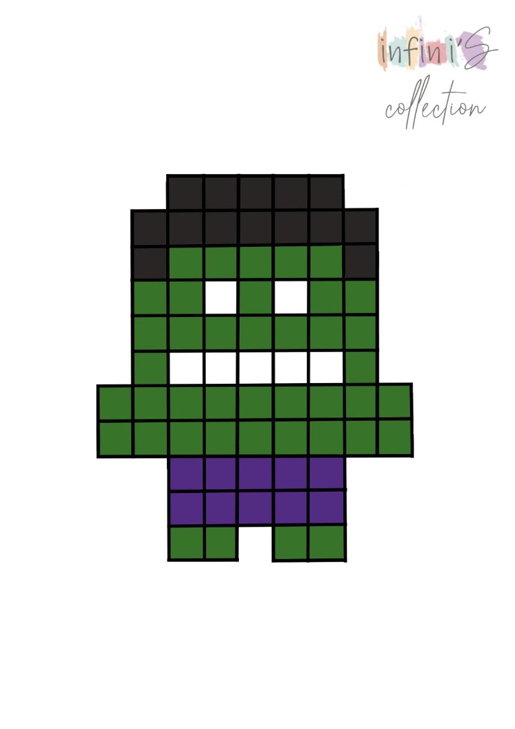 Piksel Art Hulk