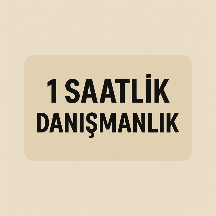1 Saatlik Danismanlik