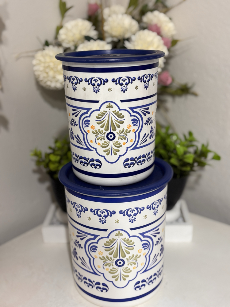 Tupperware Çini desenli 2 Li set 