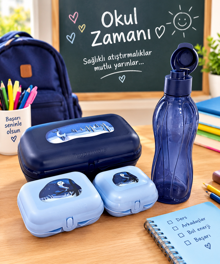 Tupperware istiridye set ve şişe