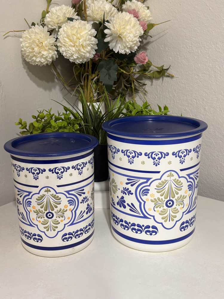 Tupperware Çini desenli 2 Li set 