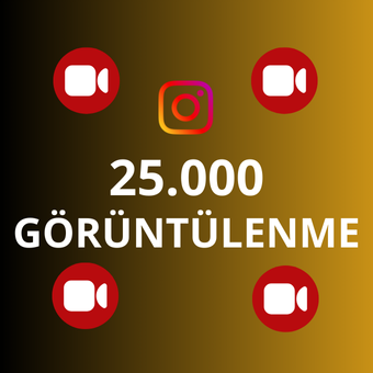 25.000 Instagram Video Görüntülenme