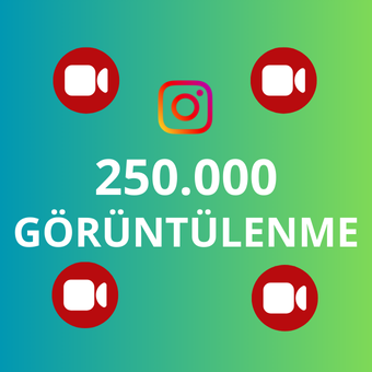 250.000 Instagram Video Görüntülenme