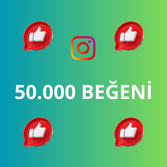 50.000 Instagram Beğeni