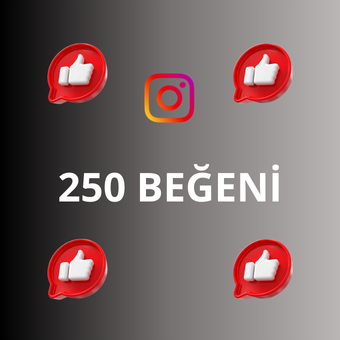 250 Instagram Beğeni