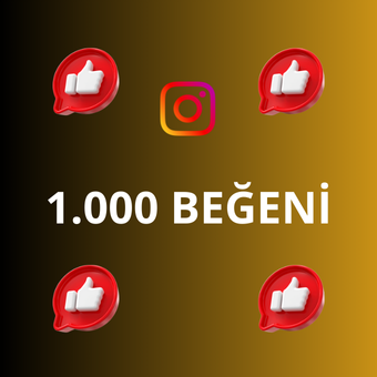 1.000 Instagram Beğeni