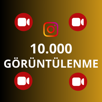 10.000 Instagram Video Görüntülenme