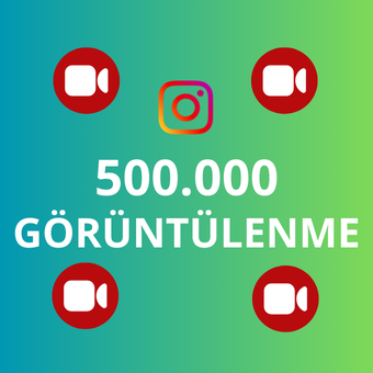 500.000 Instagram Video Görüntülenme