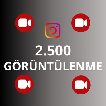 2.500 Instagram Video Görüntülenme