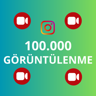 100.000 Instagram Video Görüntülenme