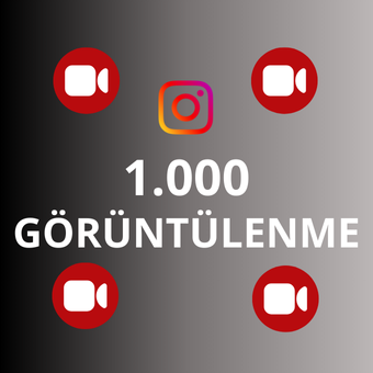 1.000 Instagram Video Görüntülenme