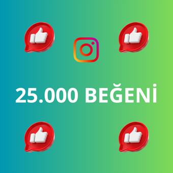 25.000 Instagram Beğeni